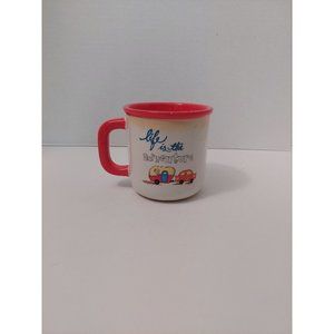 Life is the adventure ceramic mug, collectible ceramic coffee mug